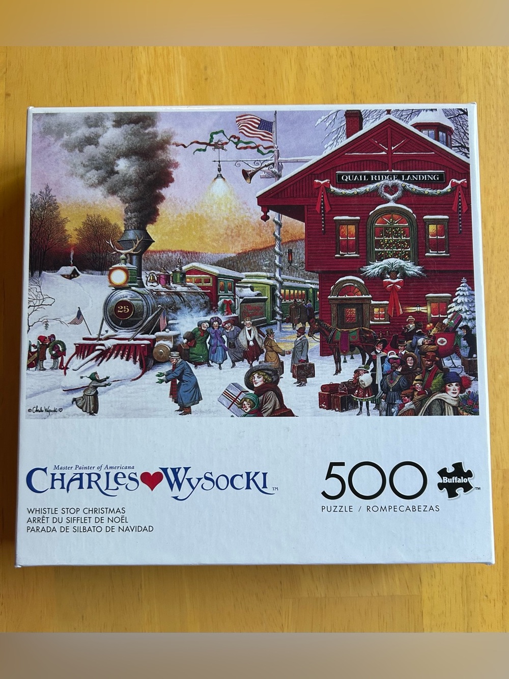 Whistle Stop Christmas 500 piece Jigsaw Puzzle